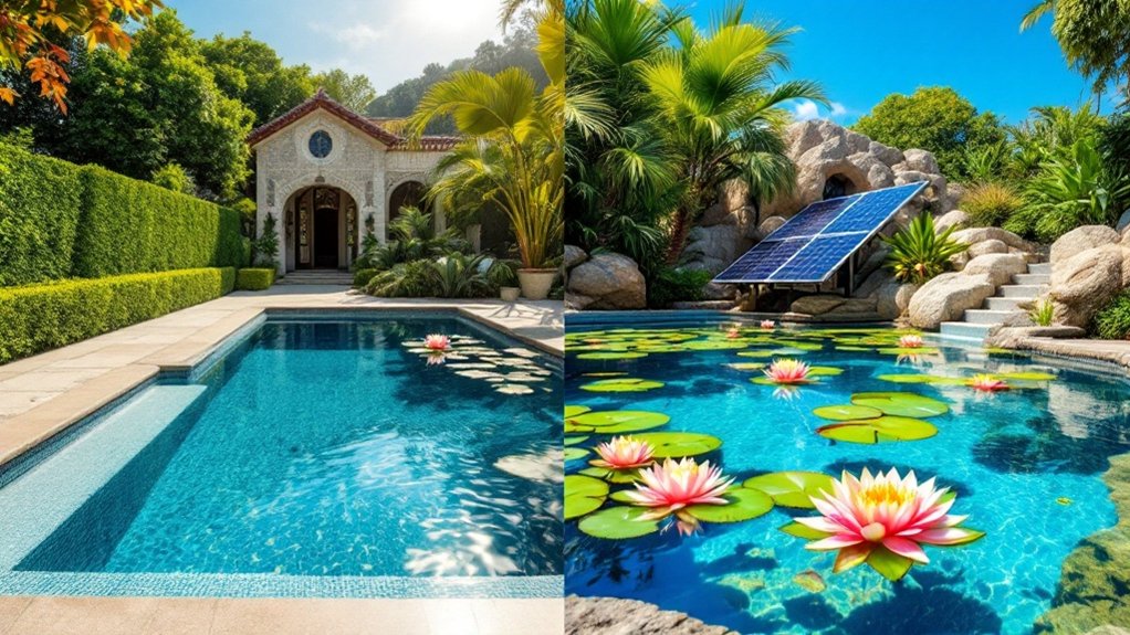eco friendly versus conventional pools