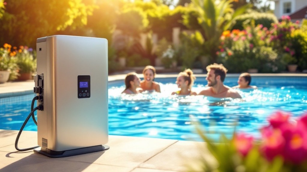 energy efficient pool heating savings