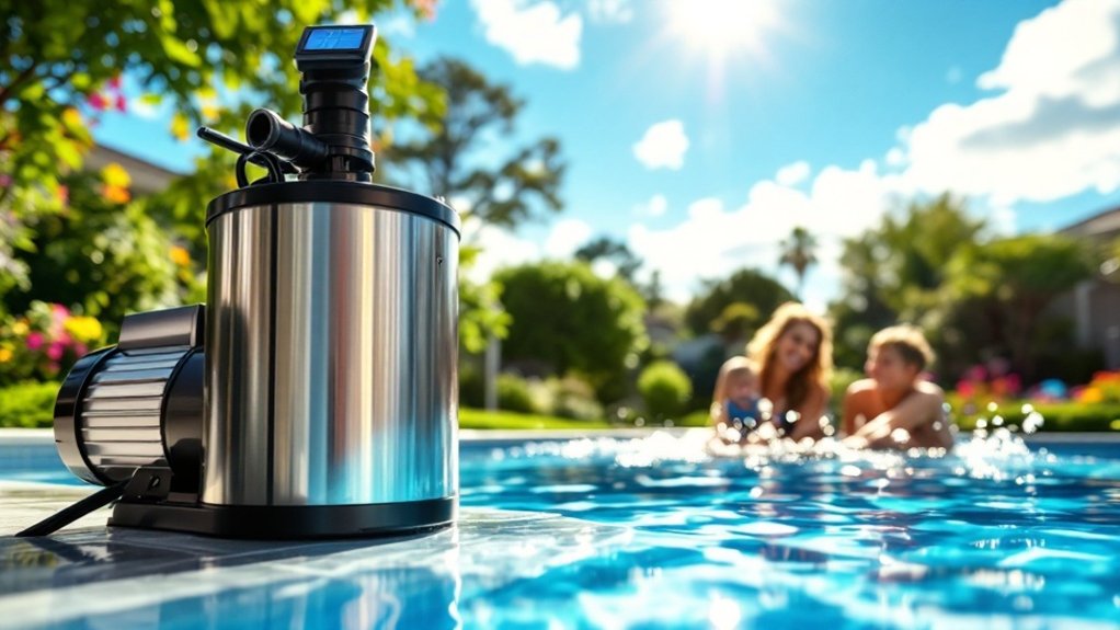 solar powered pool efficiency