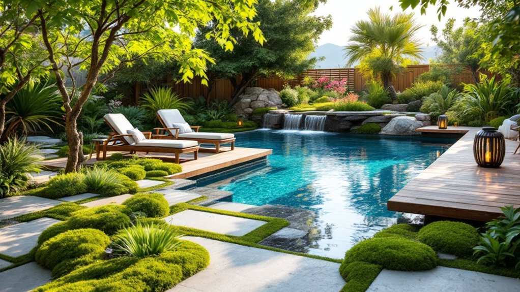 sustainable pool area design