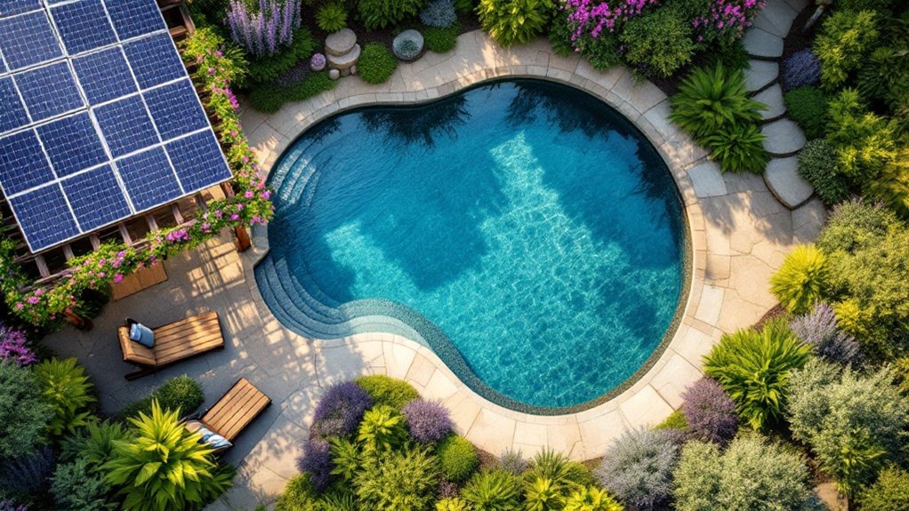 sustainable pool landscaping ideas