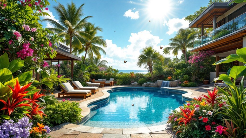 sustainable poolside landscaping advantages